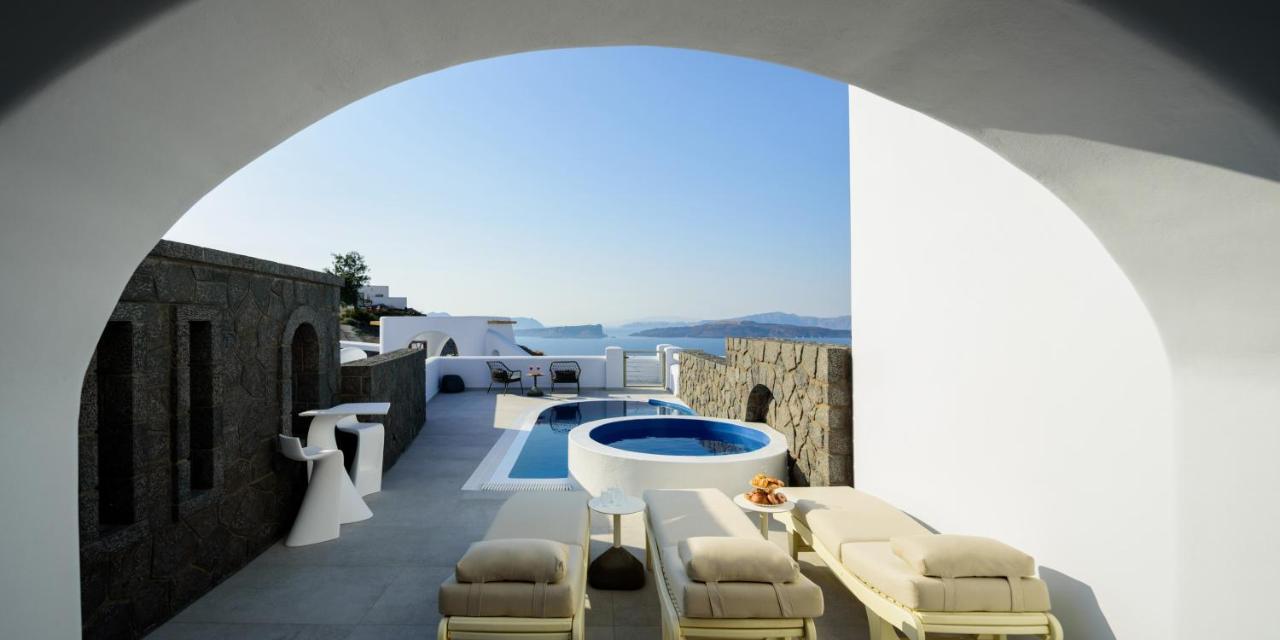 Acro Blue Luxury Villas Akrotírion Eksteriør billede